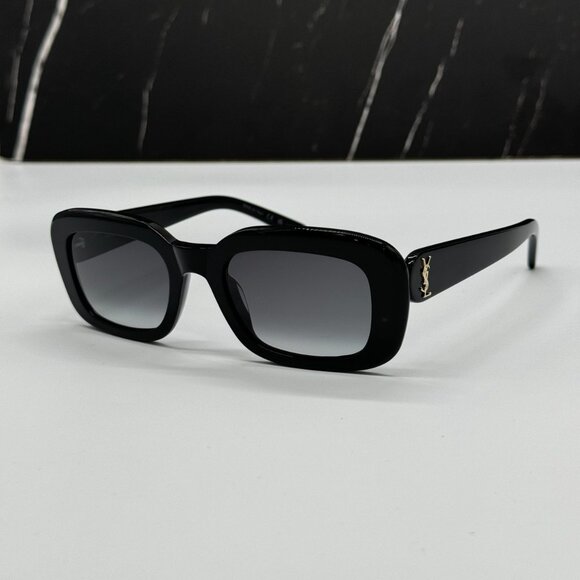 NEW SAINT LAURENT SL M130 002 BLACK WOMEN SUNGLASSES SLM130 002 SAINT LAURENT - Picture 3 of 11